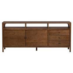 Abdiel Modern Classic Walnut Oak Wood Sideboard