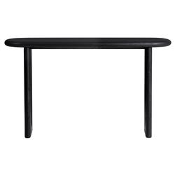 Arley Modern Classic Black Oak Wood Console Table