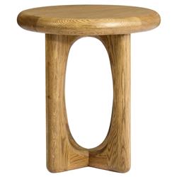 Arley Modern Classic Oak Wood Side Table