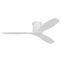 Visual Comfort Collins Matte White Steel Smart Hugger Ceiling Fan - 52&quot;