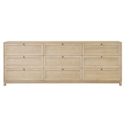 Clarence Modern Classic Light Brown Oak Dresser