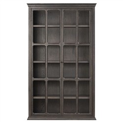 Dawson Updated Traditional Smoked Black Oak Cabinet