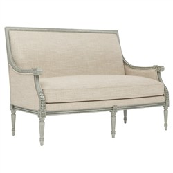Juliette Pebble Shore Textured Weave Provence Sage Settee