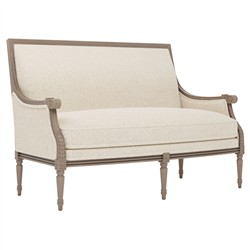 Juliette Cotton Cloud Boucle Driftwood Settee