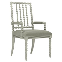 Sabinna Sage Velvet Provence Sage Dining Arm Chair