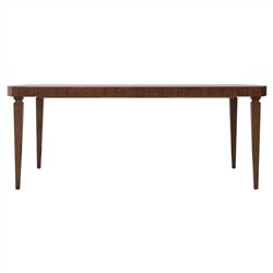Alaine Updated Traditional Dark Extendable Rectangular Dining Table - 82-122&quot;