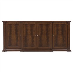 Alaine Updated Traditional Dark Walnut Buffet