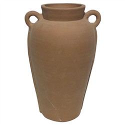 Laurent Traditional Natural Terracotta Handle Outdoor Table Vase