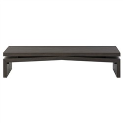 Rayan Rustic Lodge Dark Brown Oak Coffee Table