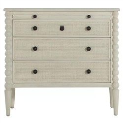 Jennifer Updated Traditional Cream Wood Chest