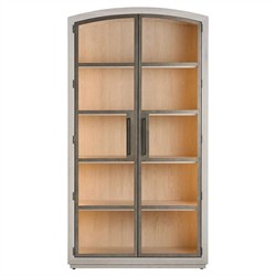 Judy Modern Classic White Oak Display Cabinet