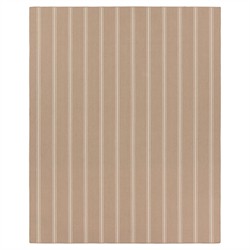 Mavian Coastal Beach Tan Striped Patterned Indoor Outdoor Rug - 4'x6'