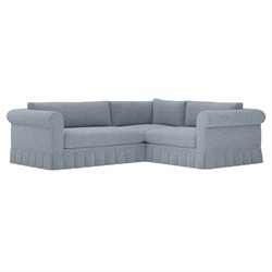 McKinley Tidal Pool Performance Skirted Corner Sectional - Left End - 105”