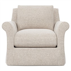 Ameerah Straw Performance Slipcovered Chair