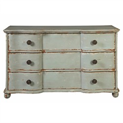 slim fit dress slacks Henley Scalloped Edge 3 Drawer Dresser, Sage Green main image 1