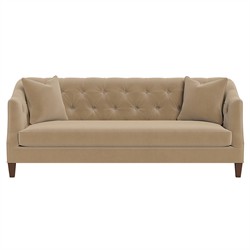 Willa Sand Dune Performance Velvet Sofa - 86"