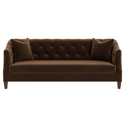 Willa Molasses Performance Velvet Sofa - 86"
