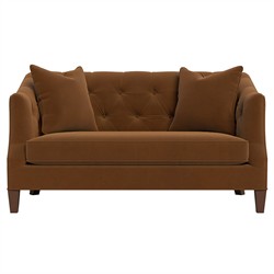 Willa Spice Performance Velvet Settee - 61"