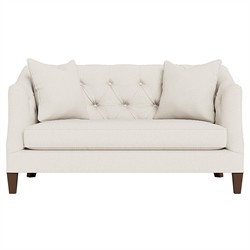 Willa Mascarpone Sustain Performance Basket Weave Settee - 61"