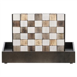 Daltria Rustic Grey Reclaimed Wood Four In A Row Game Set