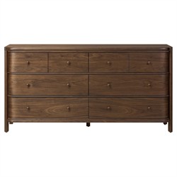 Agatha Dark Brown Walnut Dresser