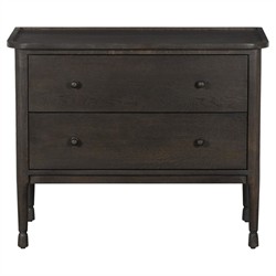 Franny Espresso Oak Nightstand