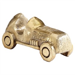 Leon Updated Traditional Aged Brass Iron Automobile Sculpture
