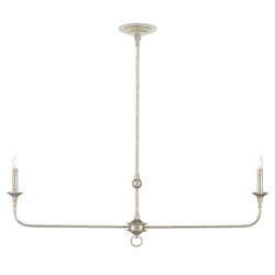 Britanny French Country Champagne Linear Chandelier