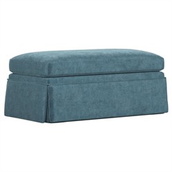 Hartwell Lakeside Performance Velvet Ottoman