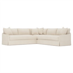 Hartwell Coconut Cream Performance Corner Sectional - 118"