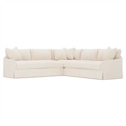 Hartwell Truffle Salt Performance Corner Sectional - 118"