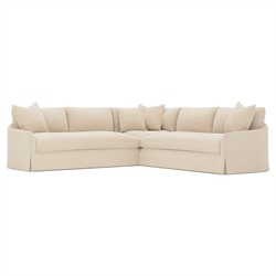 Hartwell Parchment Performance Corner Sectional - 118"