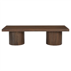 Adelaide Rustic Lodge Brown Reclaimed Wood Rectangular Coffee Table