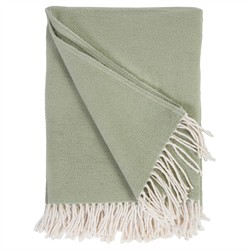 Billie Modern Classic Sage Cotton Throw Blanket