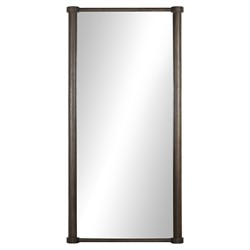 Daltry Modern Classic Brown Mango Wood Full Length Floor Mirror