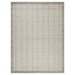 Fiona Coastal Beach Silver Wool Solid Rug - 6&#39;x9&#39;