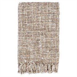 Darian Updated Traditional Natural Cotton Reversible Throw Blanket