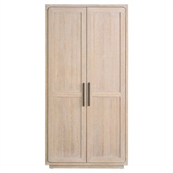 Alwyn Modern Classic Light Oak Armoire