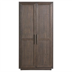 Alwyn Modern Classic Brown Oak Armoire