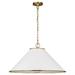 Visual Comfort Studio Aldric Updated Traditional Gild Steel 2 Light Pendant