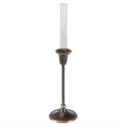 Spencer Updated Traditional Bronze Candlestick Holder - Tall