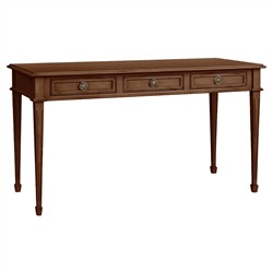 Heather French Country Pecan Brown Wood Writing Desk