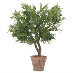 Amara French Country Green Faux Locust Potted Tree