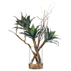 Allona Modern Classic Green Faux Agave Plant