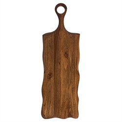 Juliska Puro Updated Traditional Brown Teak Long Serving Board