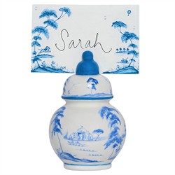Juliska Country Estate French Delft Blue Ceramic Place Card Holder - Set of 4