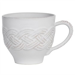 Juliska Le Panier Mystic Knot French Country Whitewash Ceramic Mug