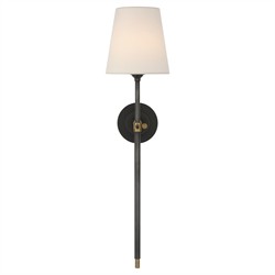 Visual Comfort Bryant Modern Classic Antique Brass Accent Bronze Cordless Tail Sconce