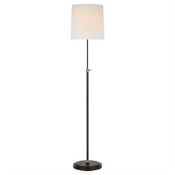 Visual Comfort Bryant Modern Classic Antique Brass Accent Bronze Cordless Floor Lamp