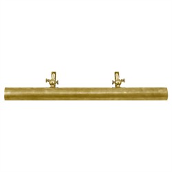 Visual Comfort Frame Makers Traditional Antique Brass Double Arm Picture Light Sconce - 24&quot;